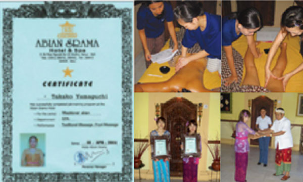 正式ライセンス取得本場バリ島のライセンスを持ったスタッフ